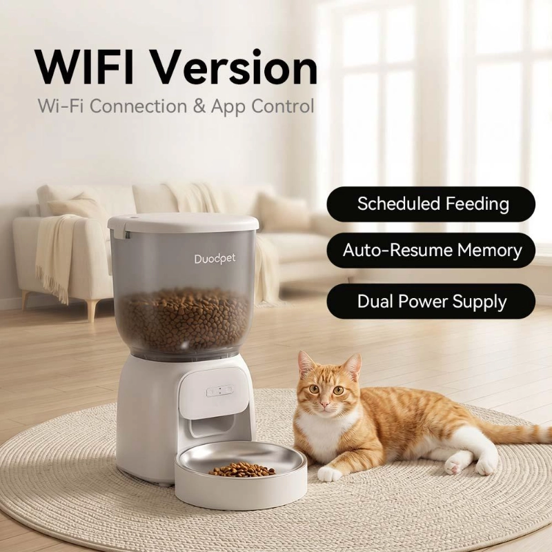 Duodpet F01-W 4L WiFi Smart Timed Automatic Feeder